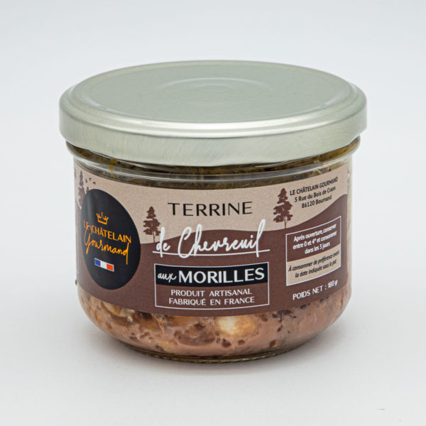 terrine chevreuil morilles produit artisanale